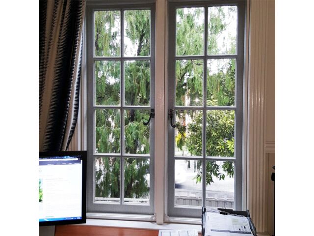 Magnetic Insect Screens are clipped to the window on the top edge so the screen will not fall off the window frame when you are opening or closing your window.